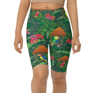 Tiki Running Costume Biker Shorts