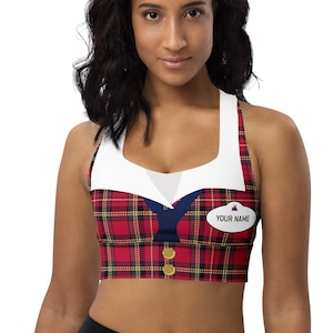 Guest Relations Cast Member Name Tag! Longline sports bra