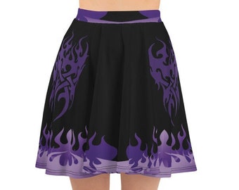 Evil Mistress Running Costume Skater Skirt