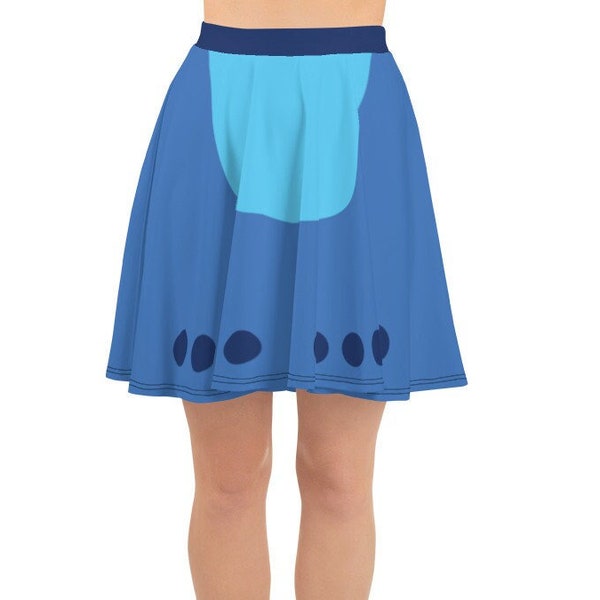 Lovable Alien Experiment Running Costume Skater Skirt