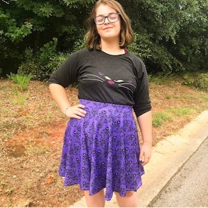 Haunted Mansion Running Costume Skater Skirt