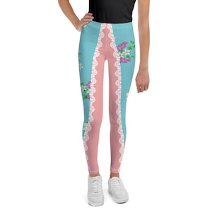 Enchanted Princess Running Costume Youth Leggings