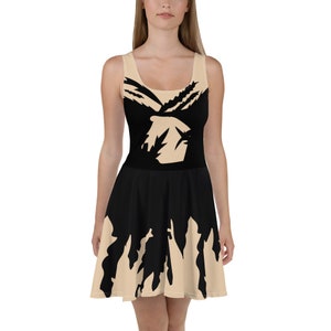 Evil Mistress Running Costume Skater Dress