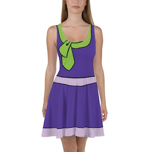 Danger-Prone Mystery Solver Running Costume Skater Dress
