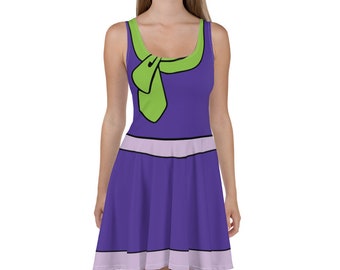 Danger-Prone Mystery Solver Running Costume Skater Dress