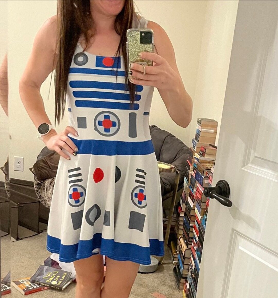 Droid Running Costume Skater Dress - Etsy