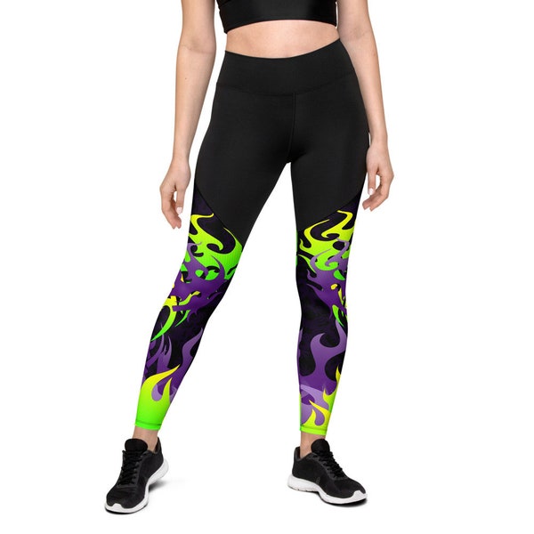 Mistress of Evil Compression Back Pocket Sports Leggings