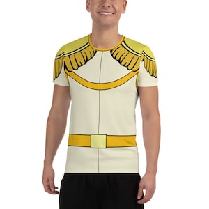 The Charming Prince Running Costume Men&#39;s Athletic T-shirt