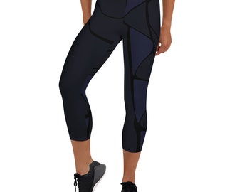 Hades Running Costume Capri Leggings