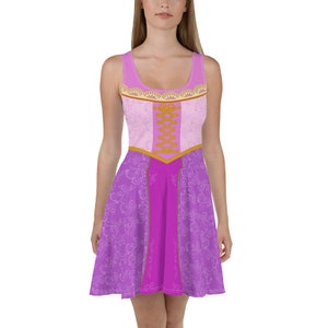 rapunzel skater dress Rapunzel Inspired Skater Dress Large