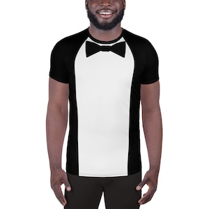 Street Sweeper&#39;s Penquin Running Costume Men&#39;s Athletic T-shirt
