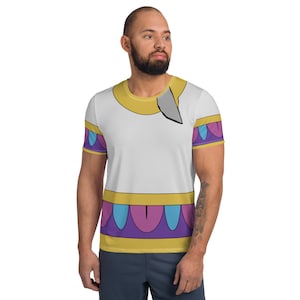 Enchanted Tea Cup Running Costume Men&#39;s Athletic T-shirt