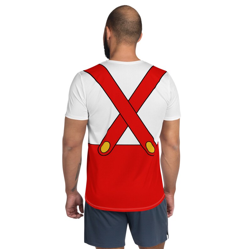 Toon Rabbit Running Costume Men's Athletic Tshirt Etsy