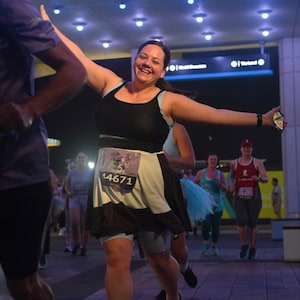 Cindy Rags Running Costume Skater Dress