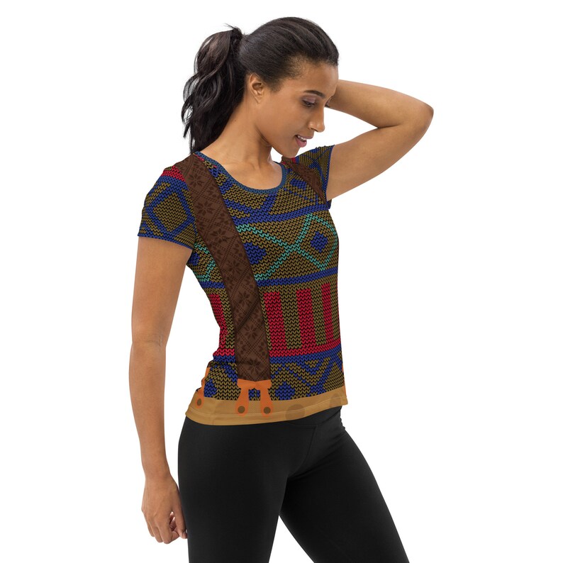 Frozen Shopkeeper Running Costume Women's Athletic T-shirt