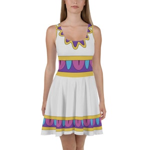 Enchanted Teapot Running Costume Skater Dress