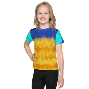 The Exotic Bird Adventure is Out There Up Running Costume Kids crew neck t-shirt