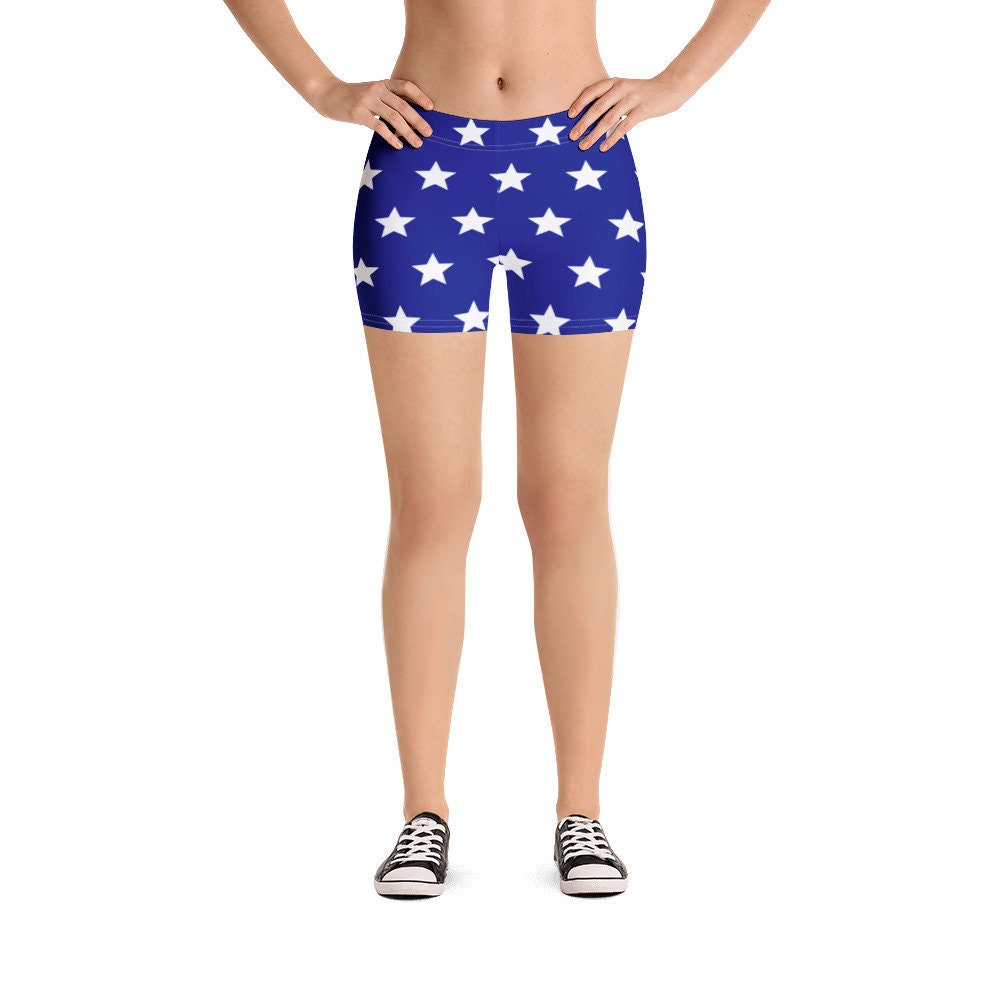Stars on Blue Running Shorts | Etsy 