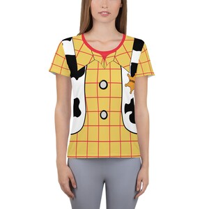 Cowboy Toy Running Costume Women&#39;s Athletic T-shirt