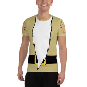Sleepy Dwarf Running Costume Men's Athletic T-shirt