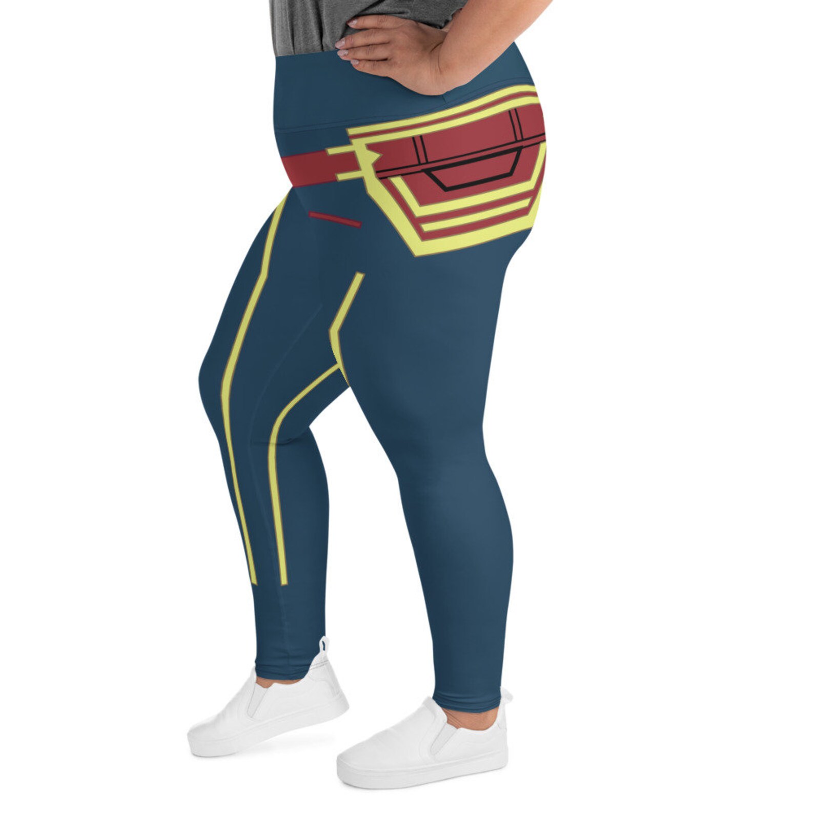 A Marvelous Captain Women's Running Costume Plus Size Etsy