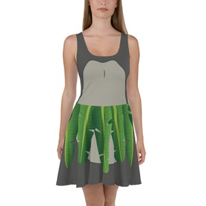 Lovable Jungle Bear Running Costume Skater Dress