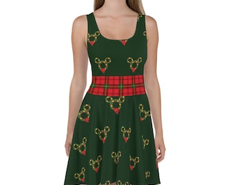 Vestido skater navideño mágico