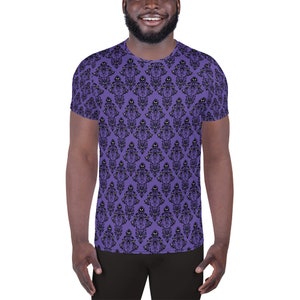 Haunted Mansion Running Costume Men&#39;s Athletic T-shirt