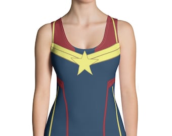 A Marvelous Captain Women's Running Costume Tank Top
