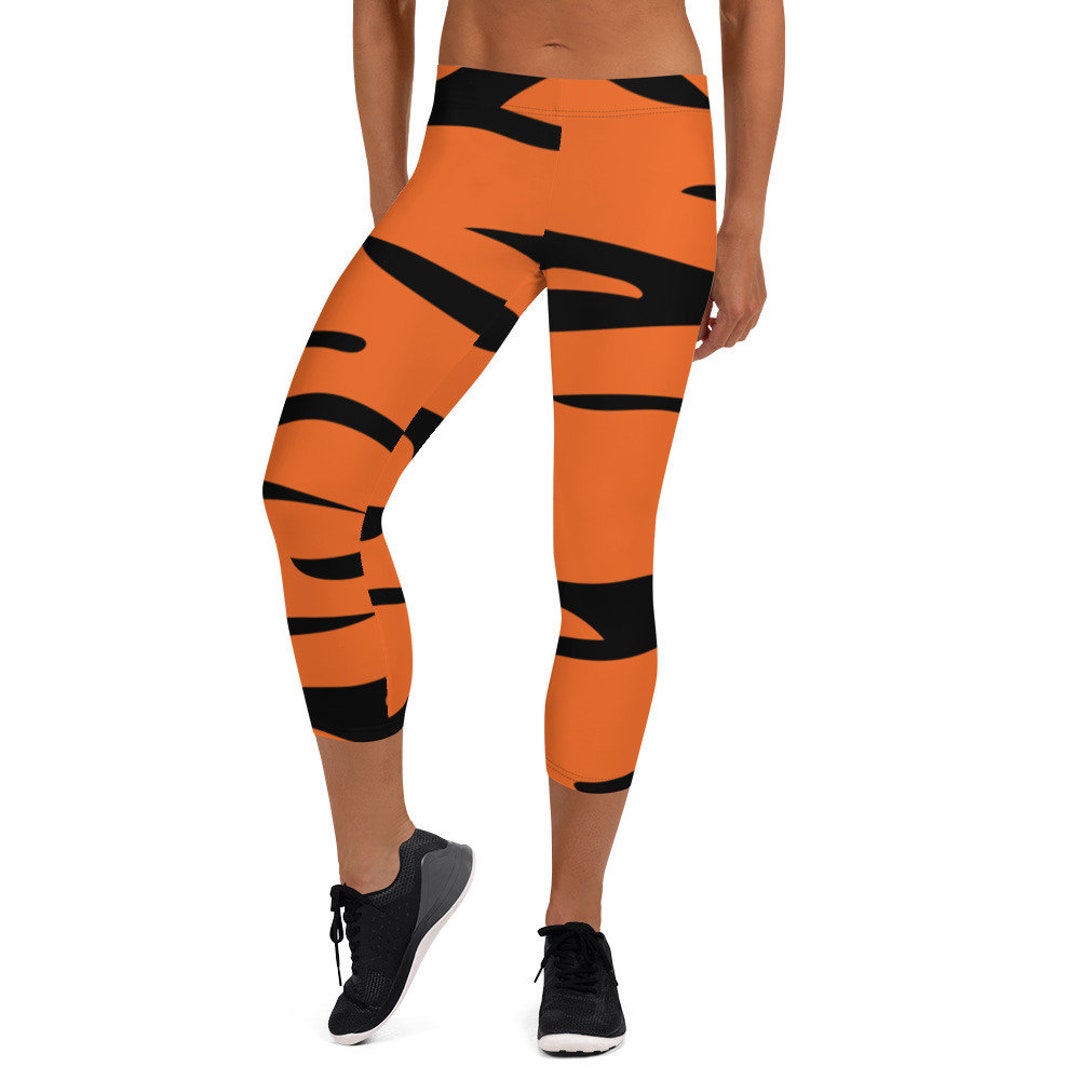 Lovable Children Story Tiger Running Costume Capri Leggings - Etsy