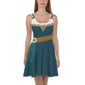 Be Brave Princess Running Costume Skater Dress