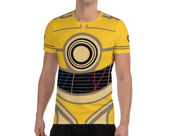 Protocol Droid Running Costume Men's Athletic T-shirt