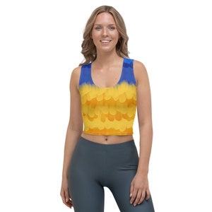The Exotic Bird Adventure is Out There Up Running Costume Crop Top