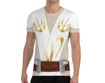 Temple Guard Running Costume Men's Athletic T-shirt