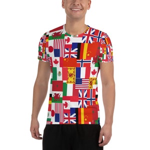 Showcase of the Worlds Running Costume Men's Athletic T-shirt