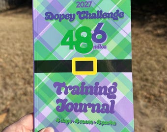 2027 Dopey Challenge Running Journal for runDisney