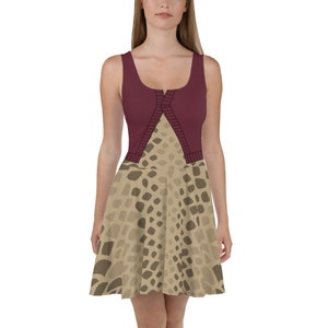 The Monsters&#39; Administrator Running Costume Skater Dress