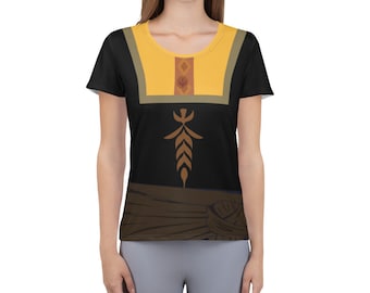 Anna Frozen 2 Running Costume Women's Athletic T-shirt