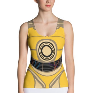 Protocol Droid Running Costume Tank Top