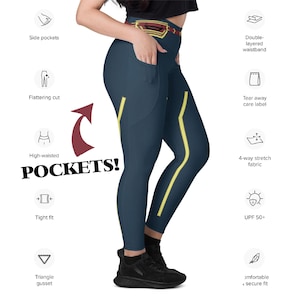 A Marvelous Captain Leggings with pockets