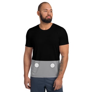The Original Mouse Running Costume Men&#39;s Athletic T-shirt