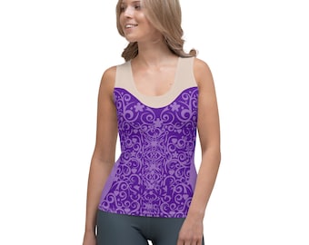 Mermaid Princess No Flower Running Costume  Tank Top