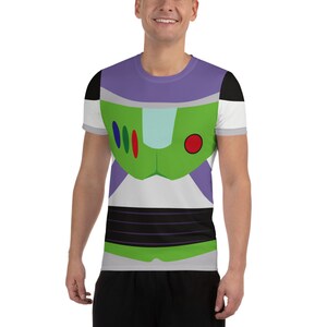 Space Ranger Toy Men&#39;s Running Costume Athletic T-Shirt