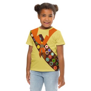 The Wilderness Scout Running Costume Kids crew neck t-shirt