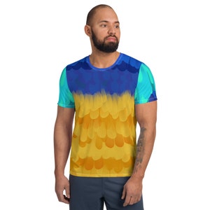The Exotic Bird Adventure is Out There Up Running Costume Men&#39;s Athletic T-shirt