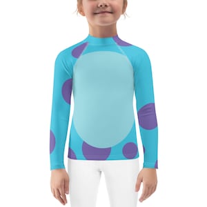 Disfraz de monstruo no tan aterrador para correr, camiseta de manga larga para niños