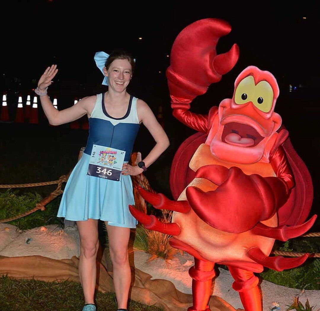 The Mermaid on Land Running Costume Skater Dress Etsy