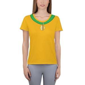 The Loyal Dog Running Costume Women&#39;s Athletic T-shirt