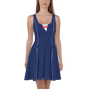 Traditional Nanny Running Costume Skater Dress