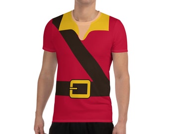 Gaston Running Costume Men's Athletic T-shirt